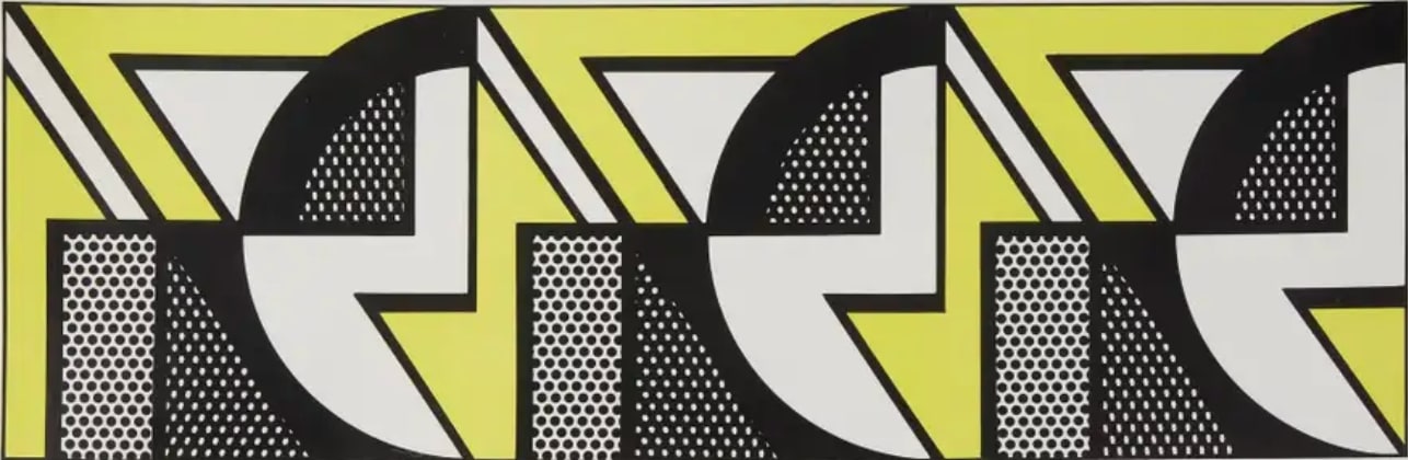 Roy Lichtenstein, Repeated Design (C. 90) , 1969