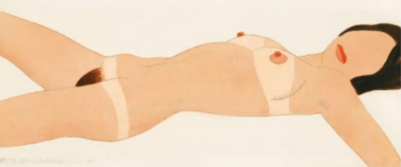 Tom Wesselmann, Open Ended Nude #103, 1980