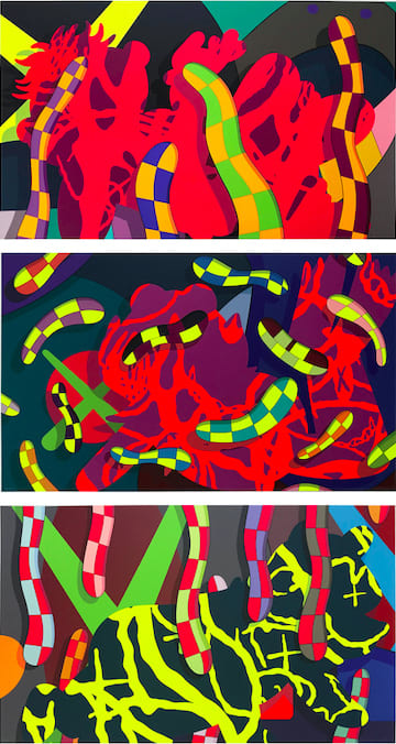 Kaws, Lost Time / Alone Again / Far, Far Down , 2018