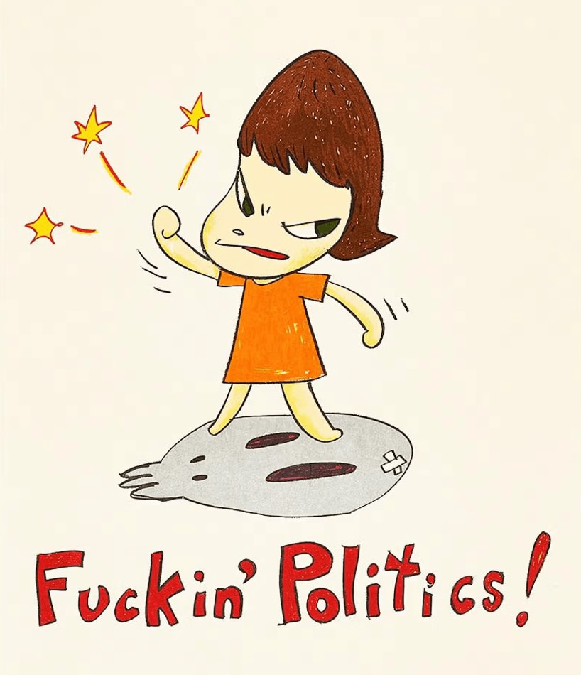 Yoshitomo Nara, Fuckin' Politics, 2003