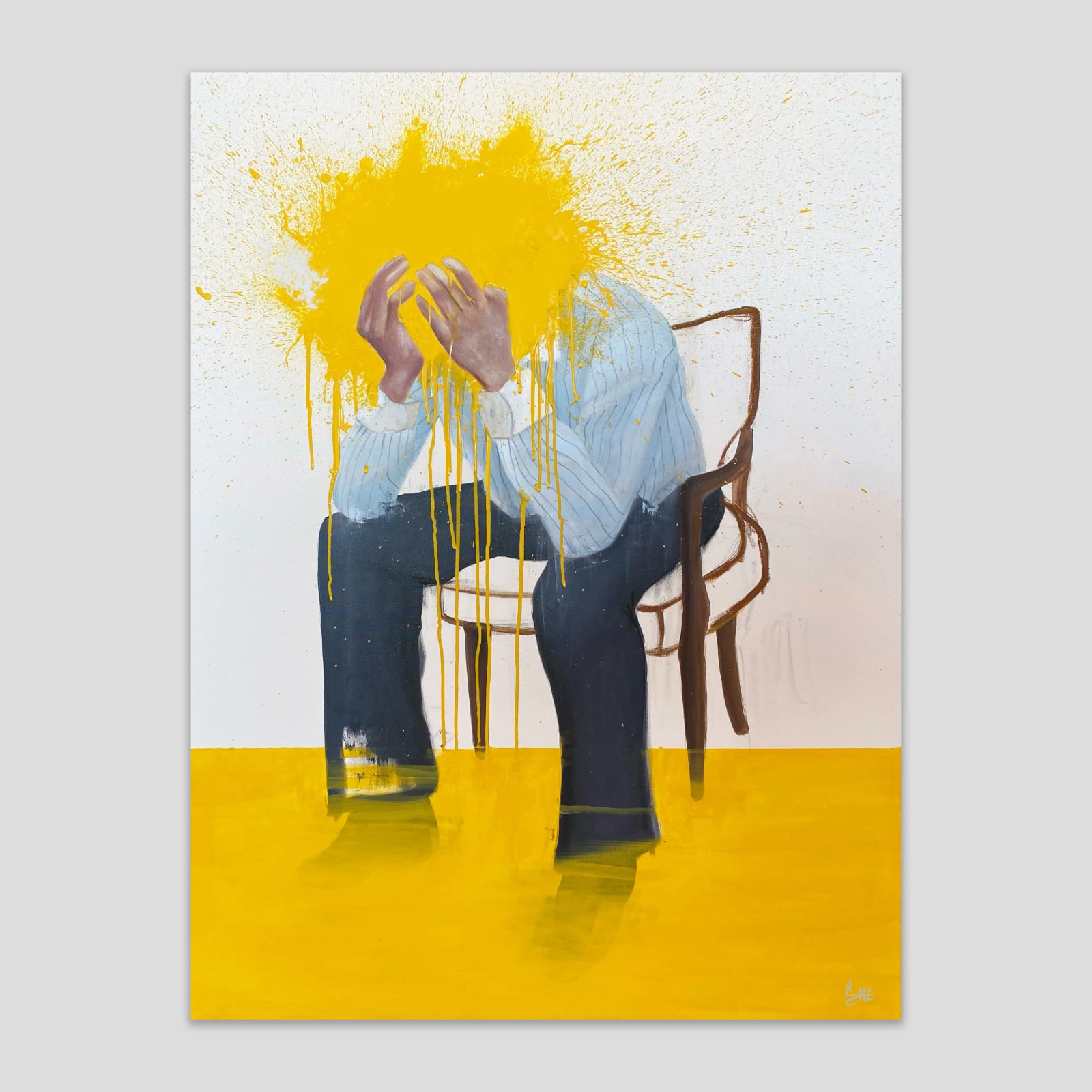 Sage Barnes, Consumed (Yellow), 2022