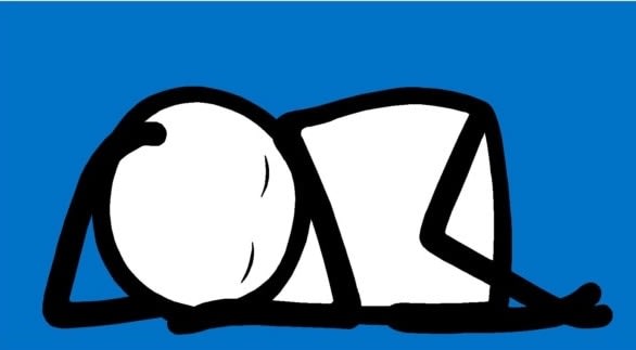 STIK, Sleeping Baby (Blue)