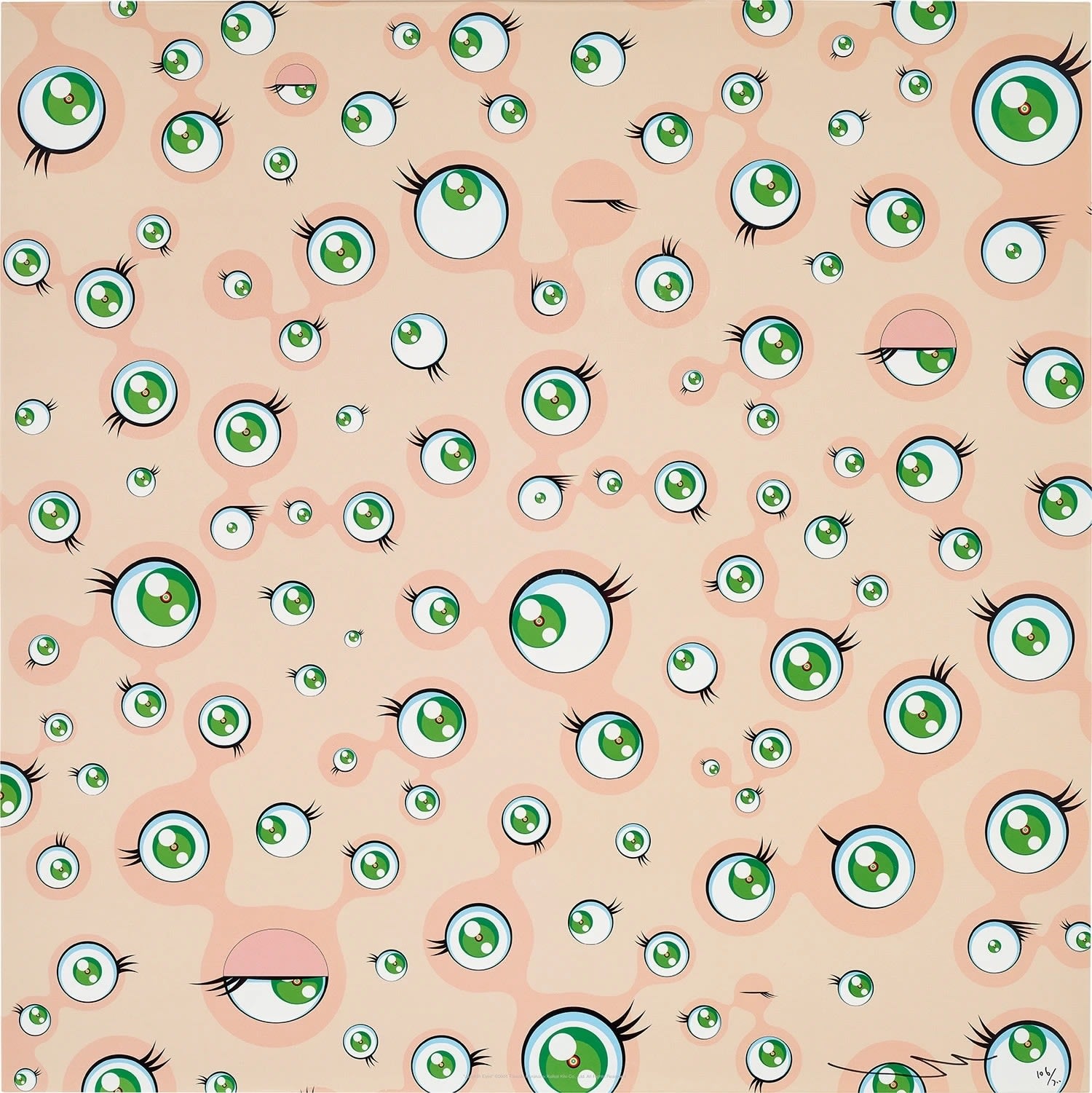 Takashi Murakami, Jellyfish Eyes, 2001