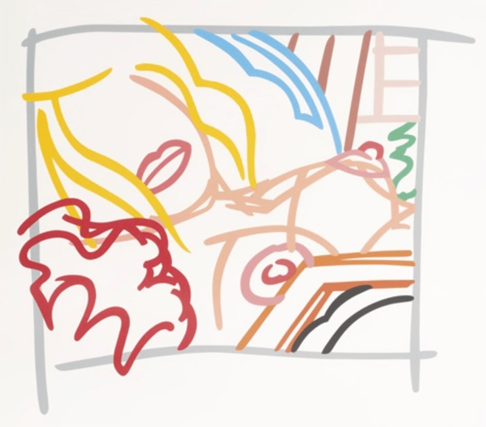 Tom Wesselmann, Bedroom Blonde Doodle With Photo, 1988