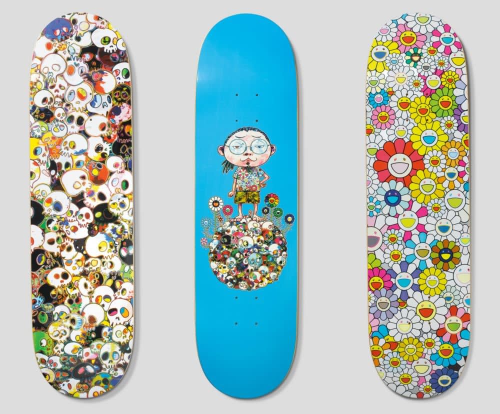 Takashi Murakami, Vans Skate Deck Set of 3, 2015