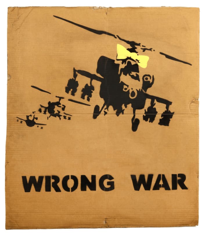 BANKSY ”WRONG WAR” WCPリプロダクション