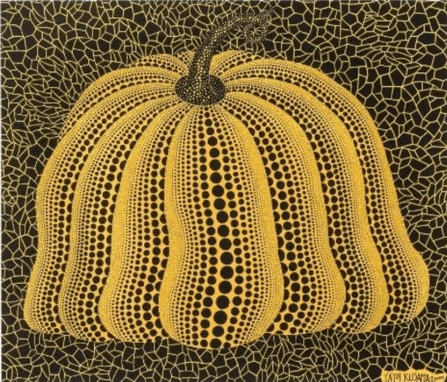 Yayoi Kusama, Pumpkin 2000 (Yellow), 2000