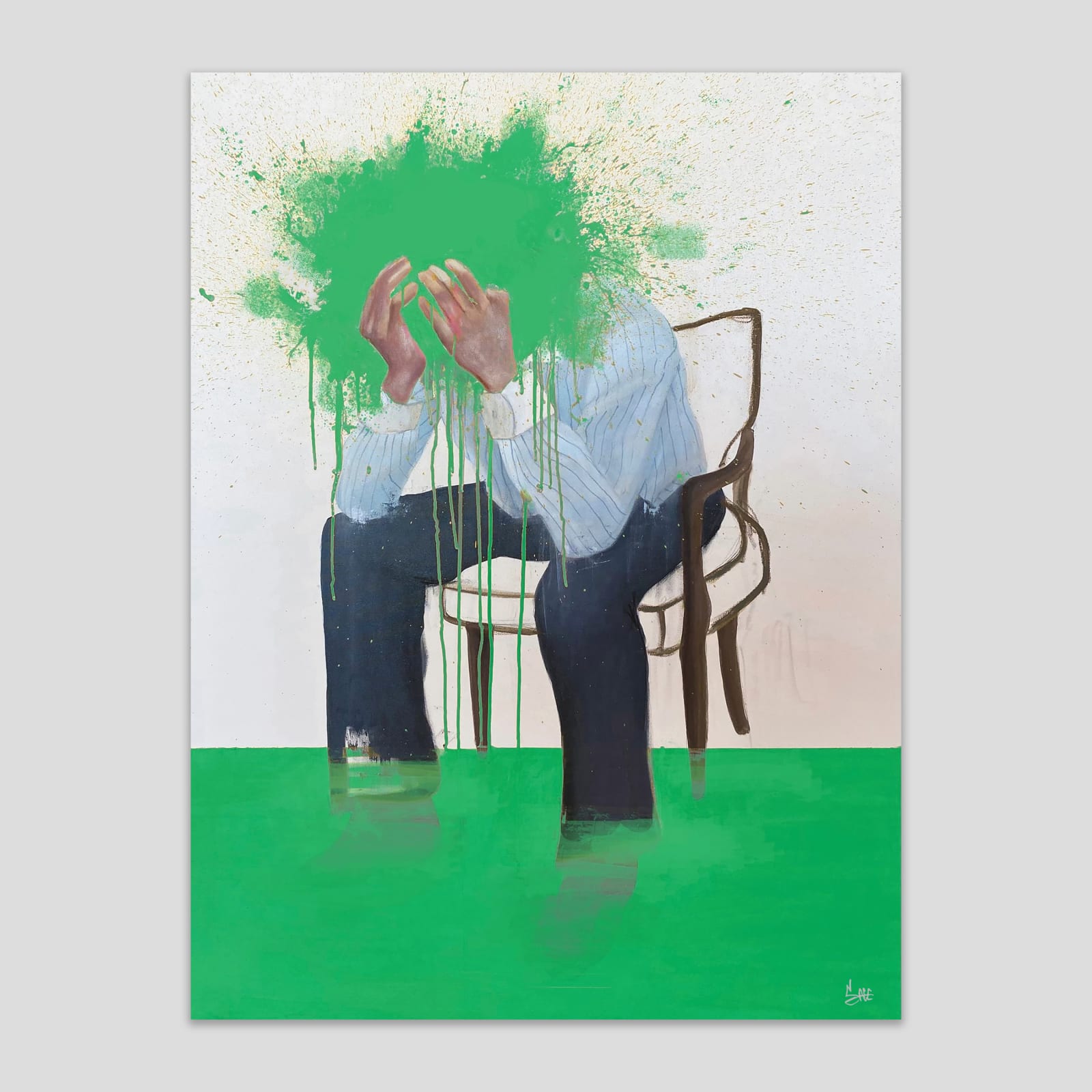 Sage Barnes, Consumed (Green), 2022
