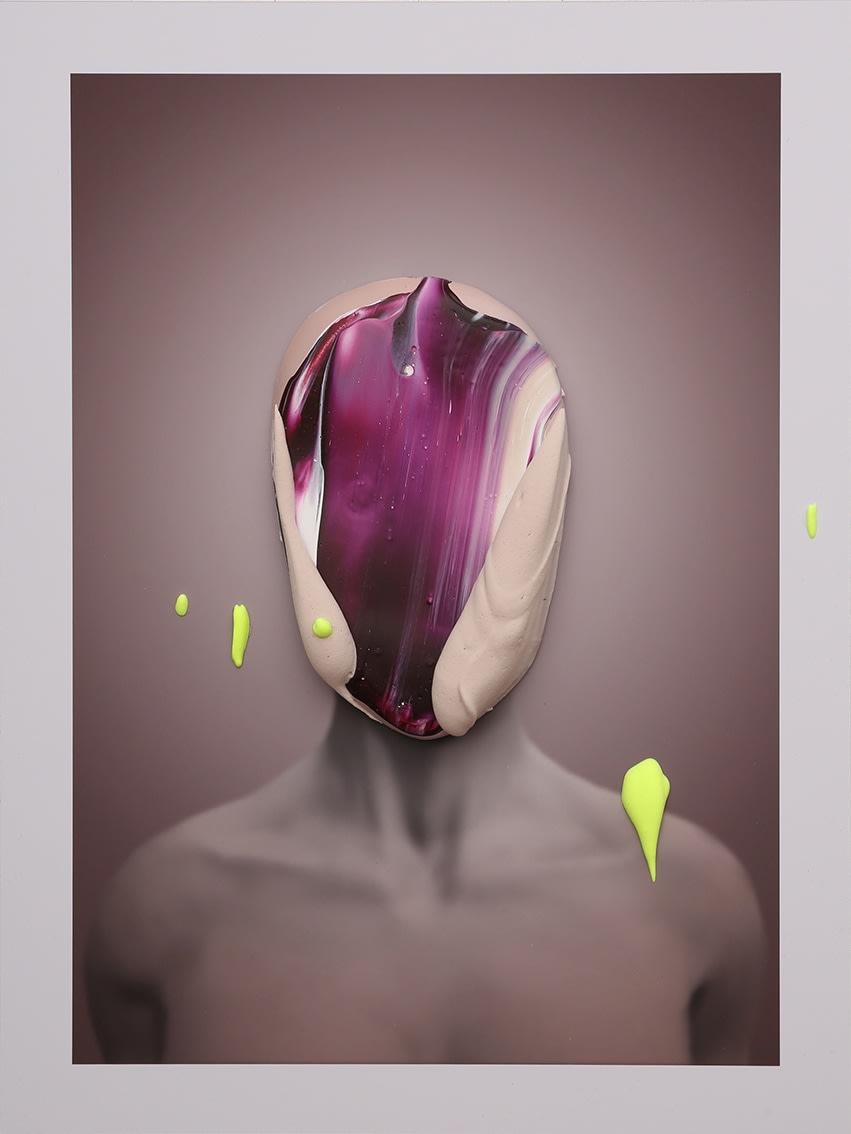 Fabio La Fauci, Portrait In Violet No. 1, 2019