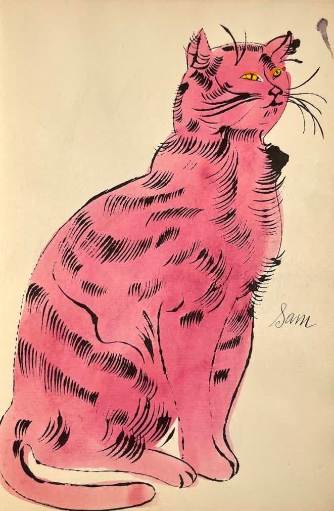 Andy Warhol, F.S. IV 56A, from 25 Cats Named Sam, ca . 1954