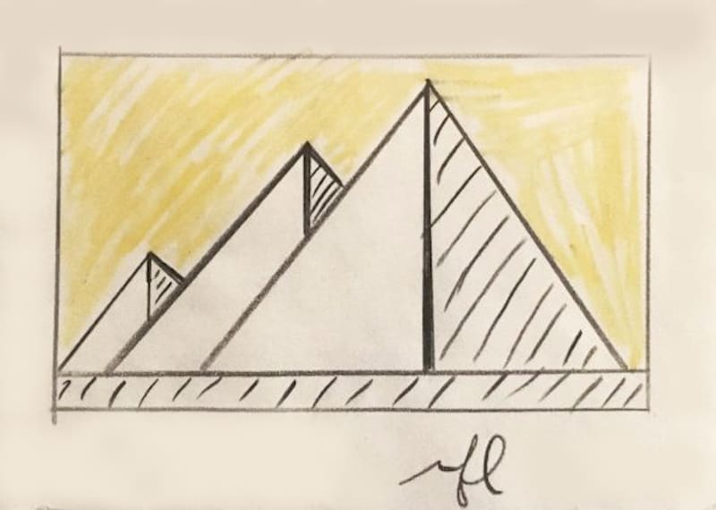 Roy Lichtenstein, Pyramid, 1969