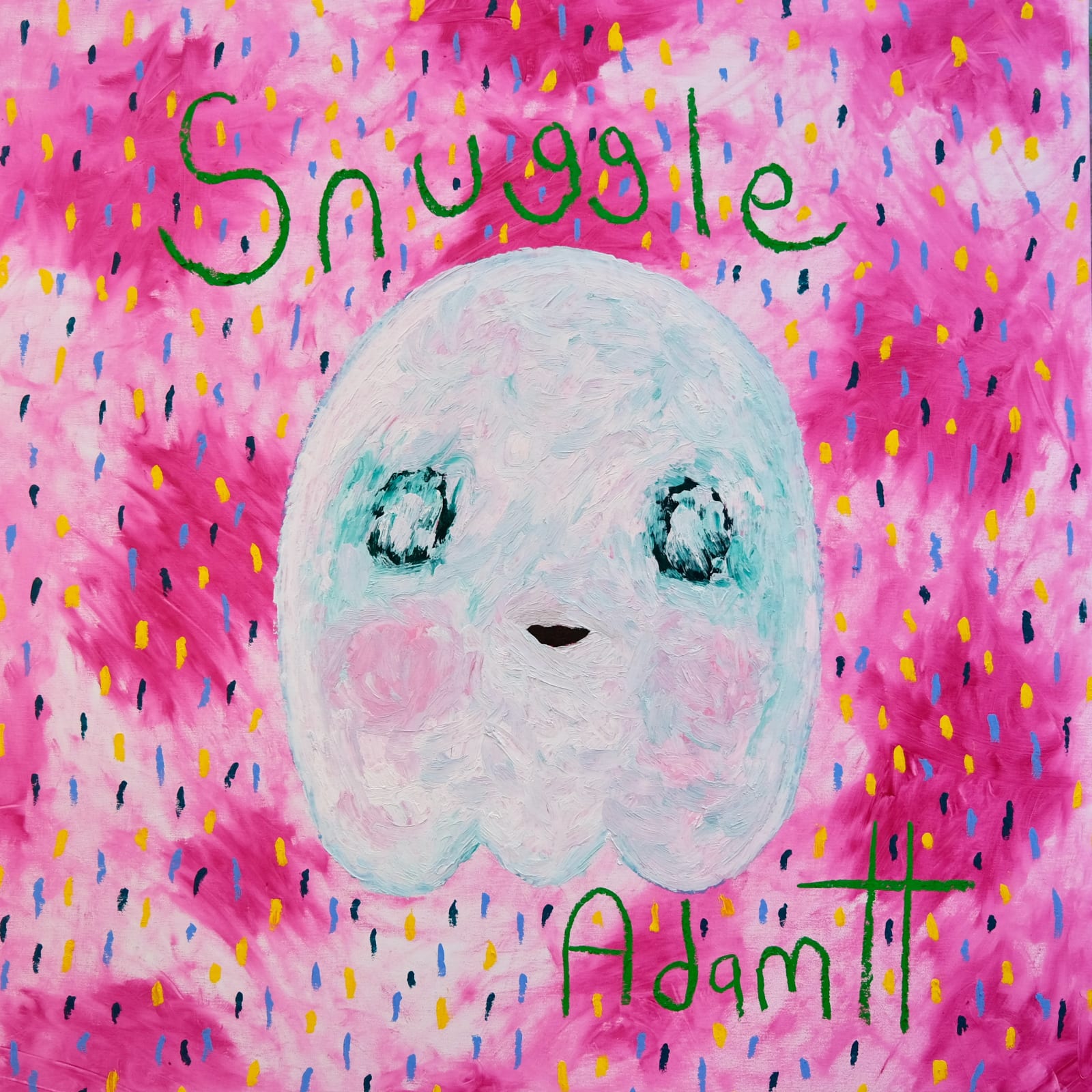 Adam Handler, Snuggle Ghost In Pink, 2021