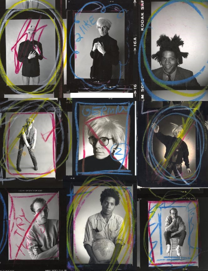 Chrisopher Makos, Andy, Basquiat, Haring, Threesome, 2023