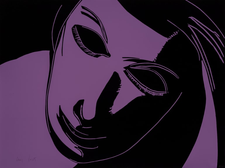 Alex Katz, Purple Dancer, 2021