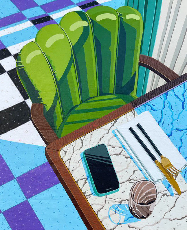 Joaquin Valdez, Table For One, 2023