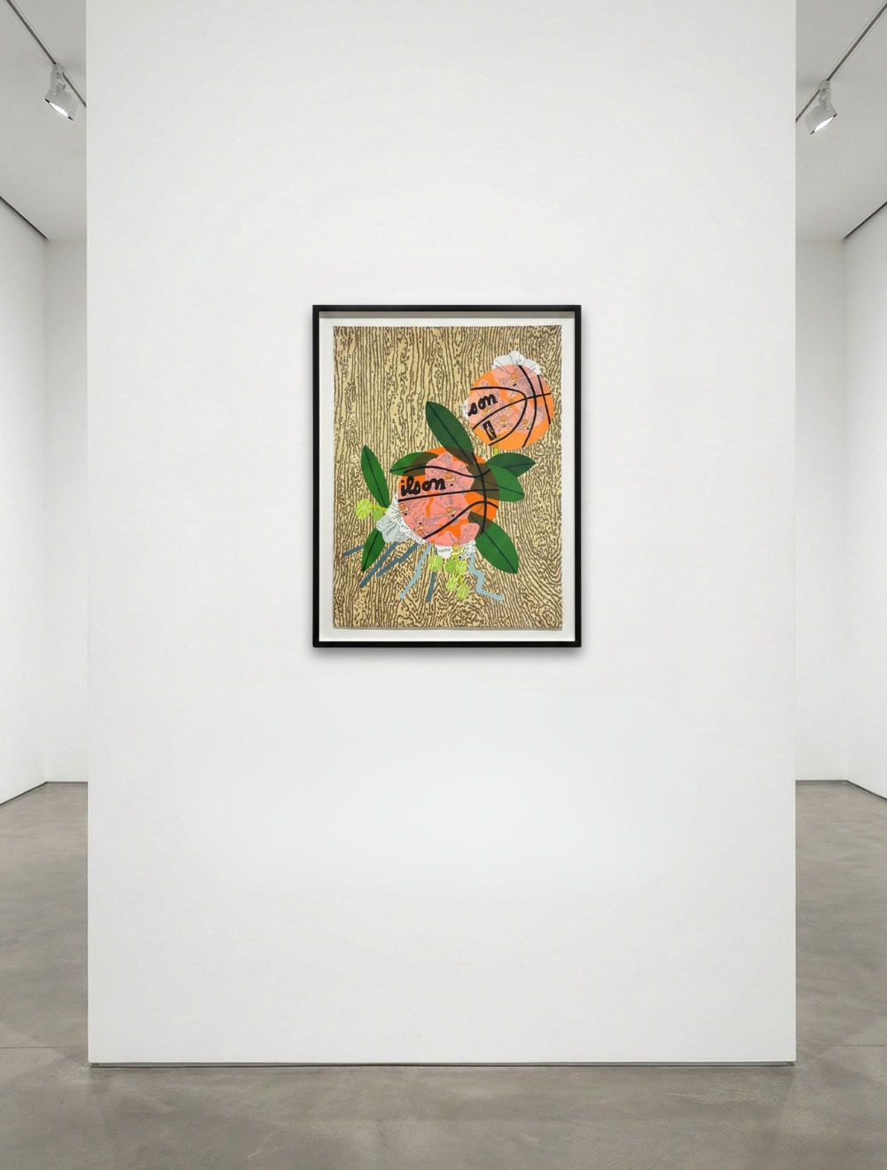 Jonas Wood, Double Basketball Orchid 3 State II, 2025