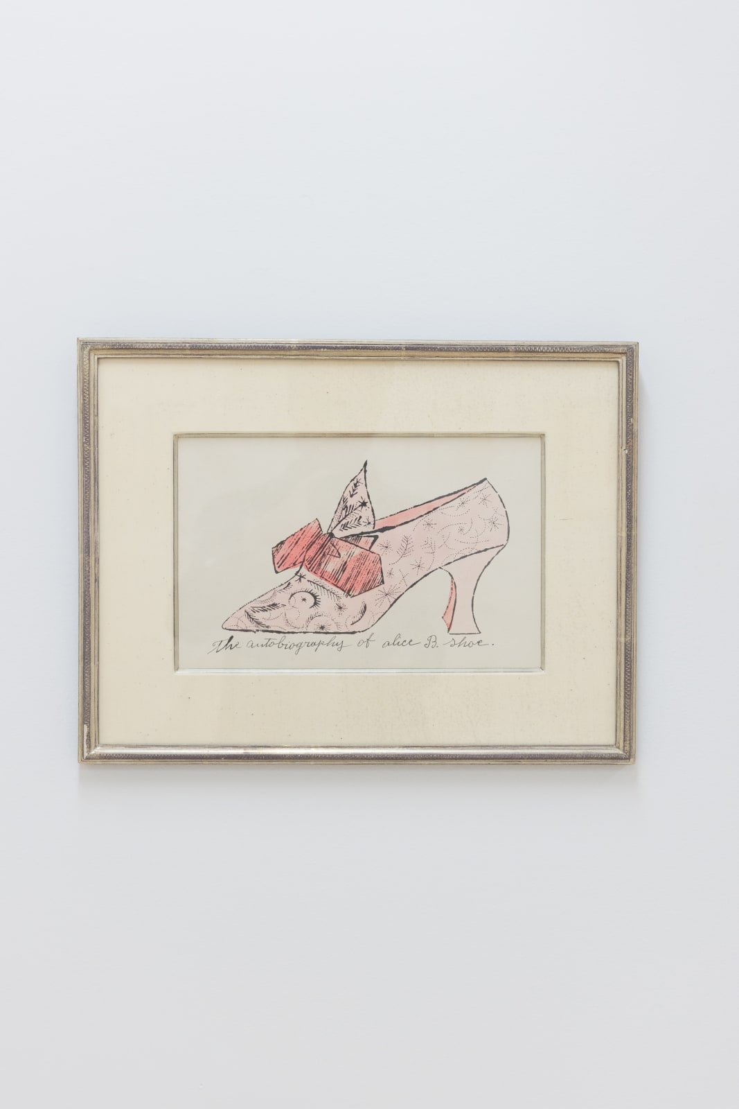 Andy Warhol, F.S. IV 76A, The Autobiography Of Alice B Shoe , From A La Recherche Du Shoe Perdu, ca . 1955