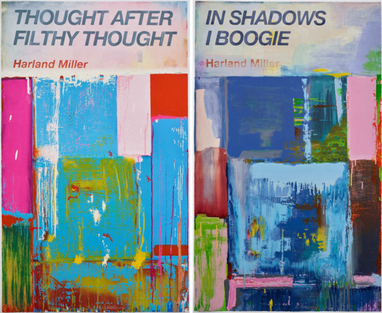 Harland Miller, In Shadows I Boogie , Thought After Filthy Thought, 2019