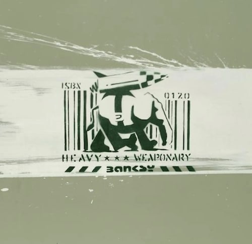 Banksy, Heavy Weaponry , 2000