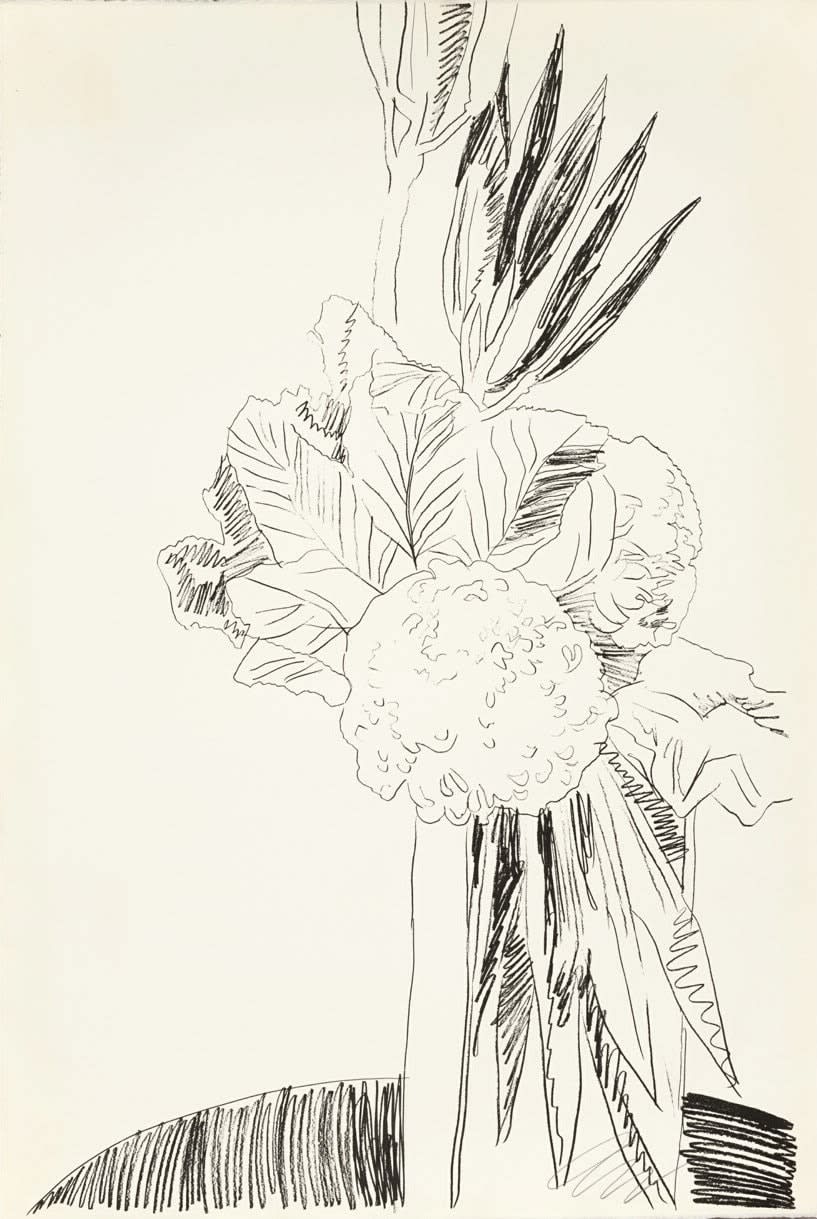 Andy Warhol, Flowers (Black and White) (FS II.100), 1974