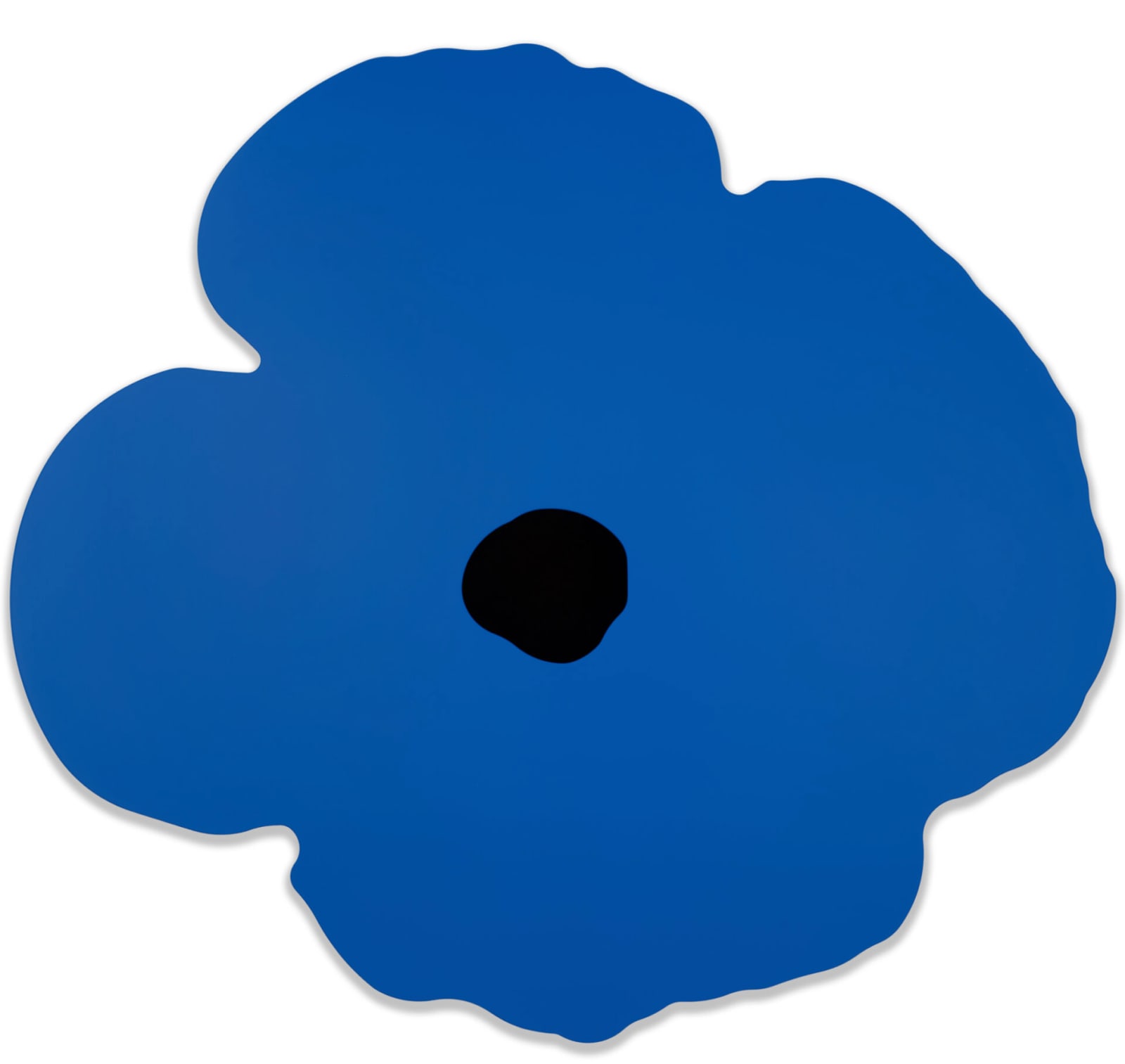 Donald Sultan, Blue Wall Poppy, Oct 15, 2024