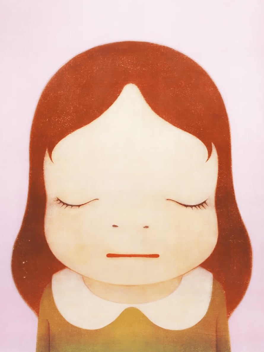 Yoshitomo Nara, Cosmic Girl Eyes Closed, 2008