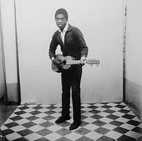 Malick Sidibe, A Musician with Guitar, 1963