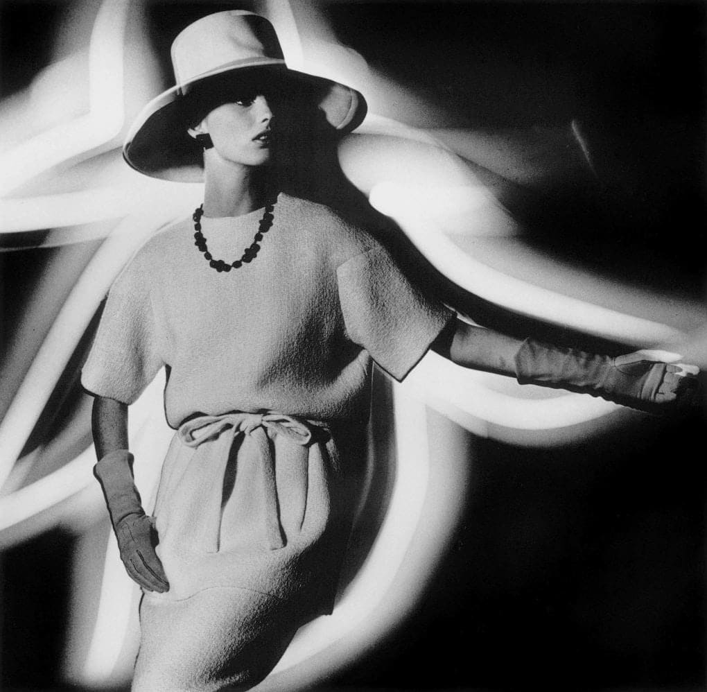 William Klein, Dorothy + Light Hat profile, (Yves Saint Laurent), Paris, 1962