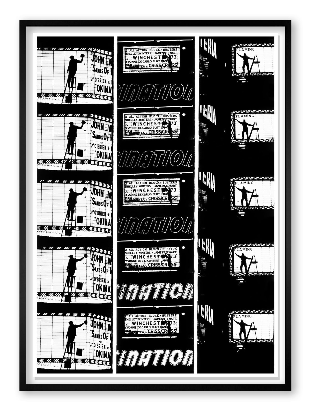 William Klein, Film Strips from Broadway by Light #2, 1958