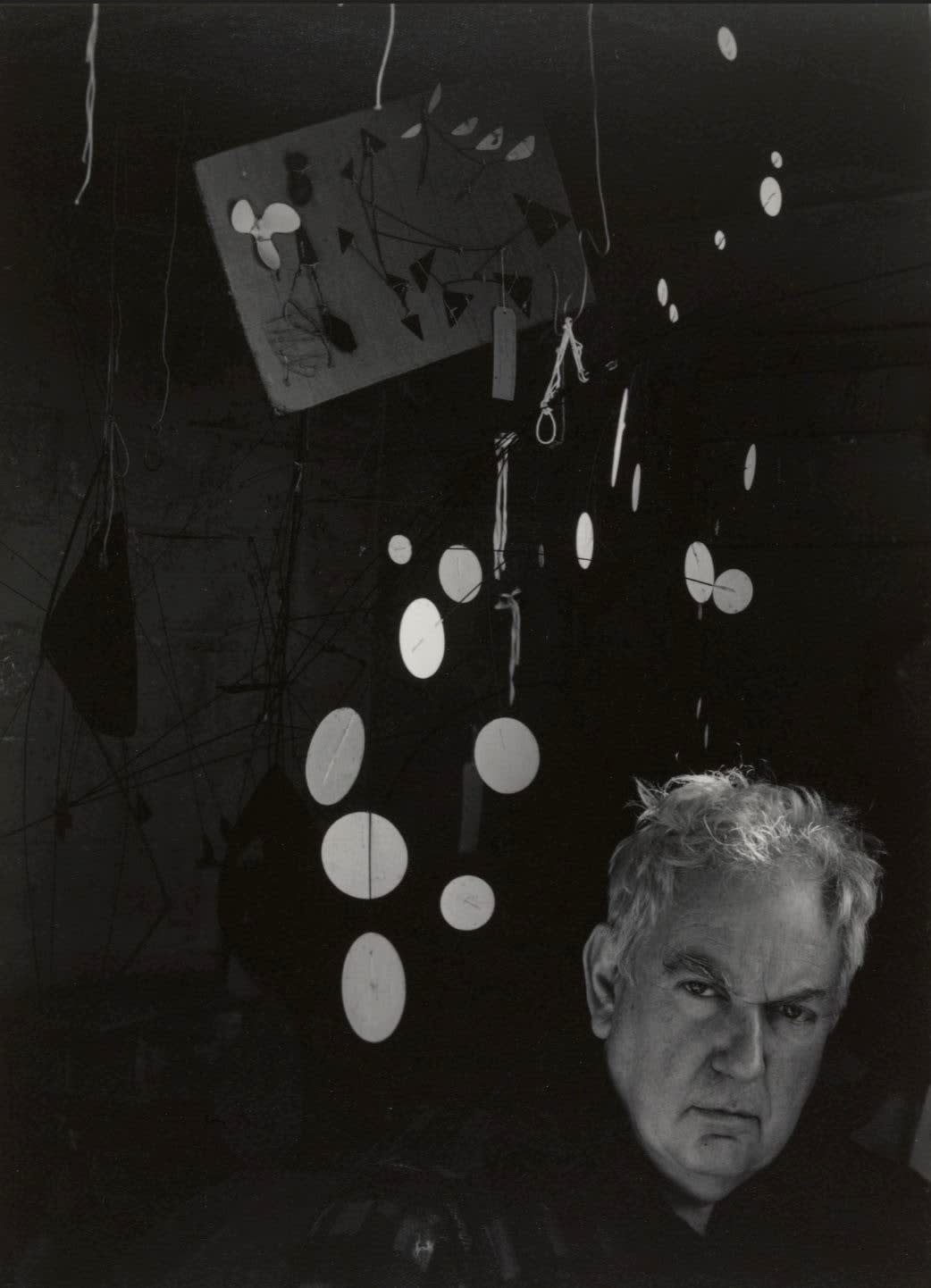 ARNOLD NEWMAN, Alexander Calder, Roxbury, CT, 1957