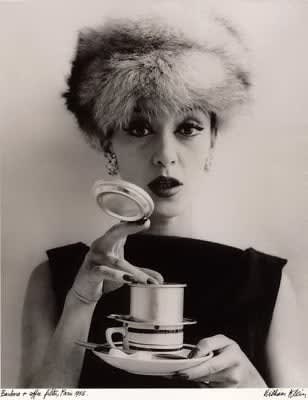 William Klein, Barbara and Coffee Filter, 1956