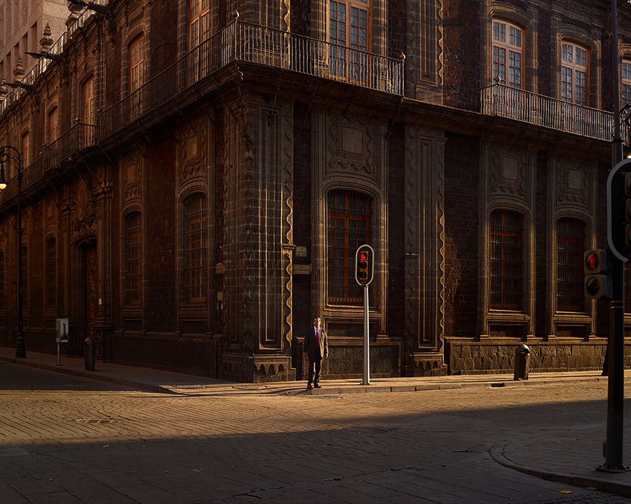 Oli Kellett, Cross Road Blues (Calle Venustiano Carranza, Mexico City) , 2019