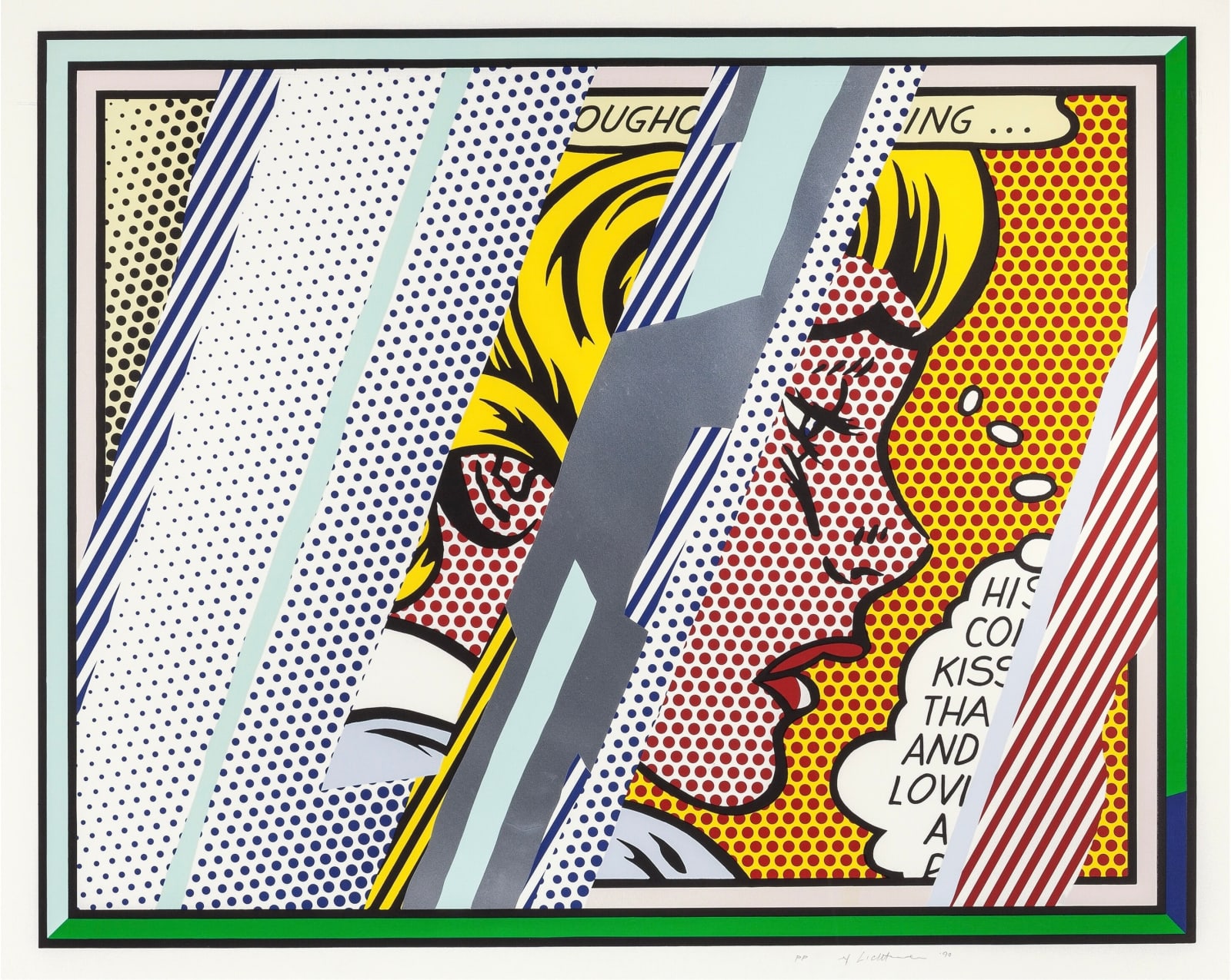Roy Lichtenstein, Reflections on Girl (Corlett 245), 1990