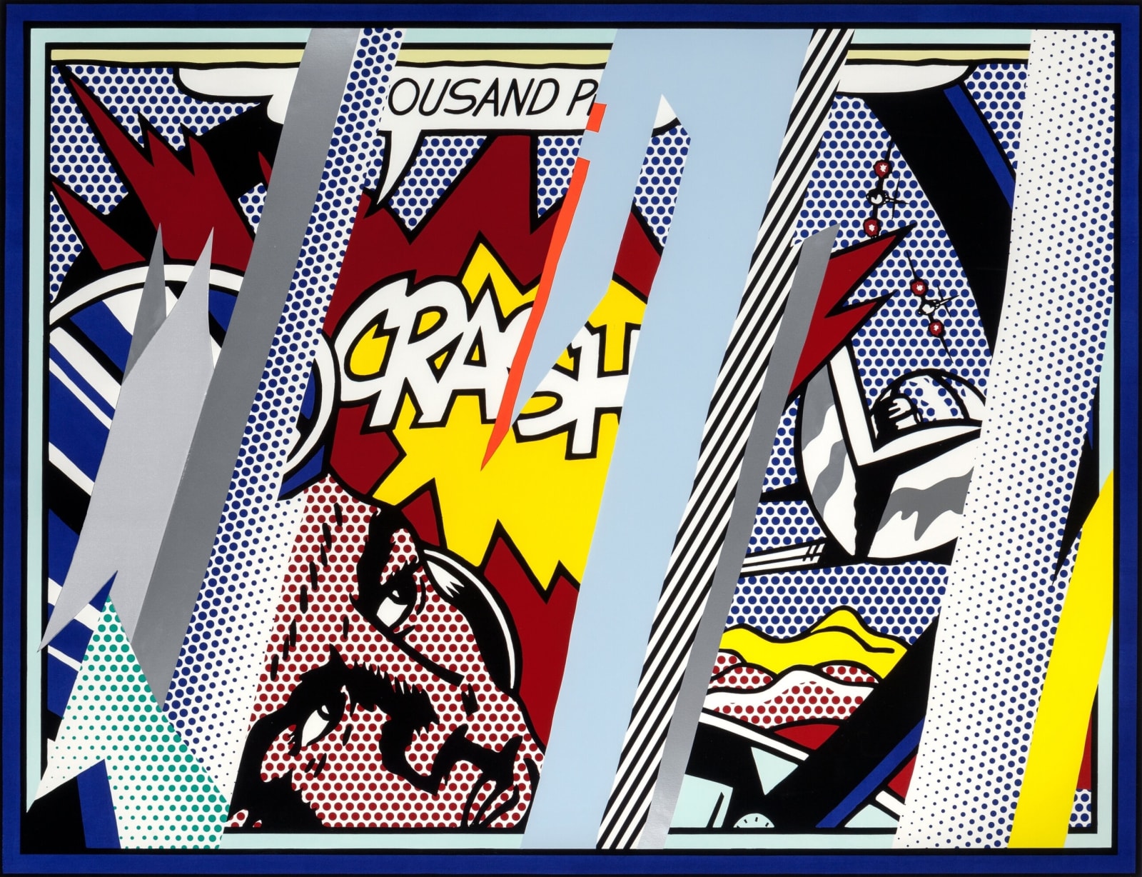 Roy Lichtenstein, Reflections on Crash, 1990