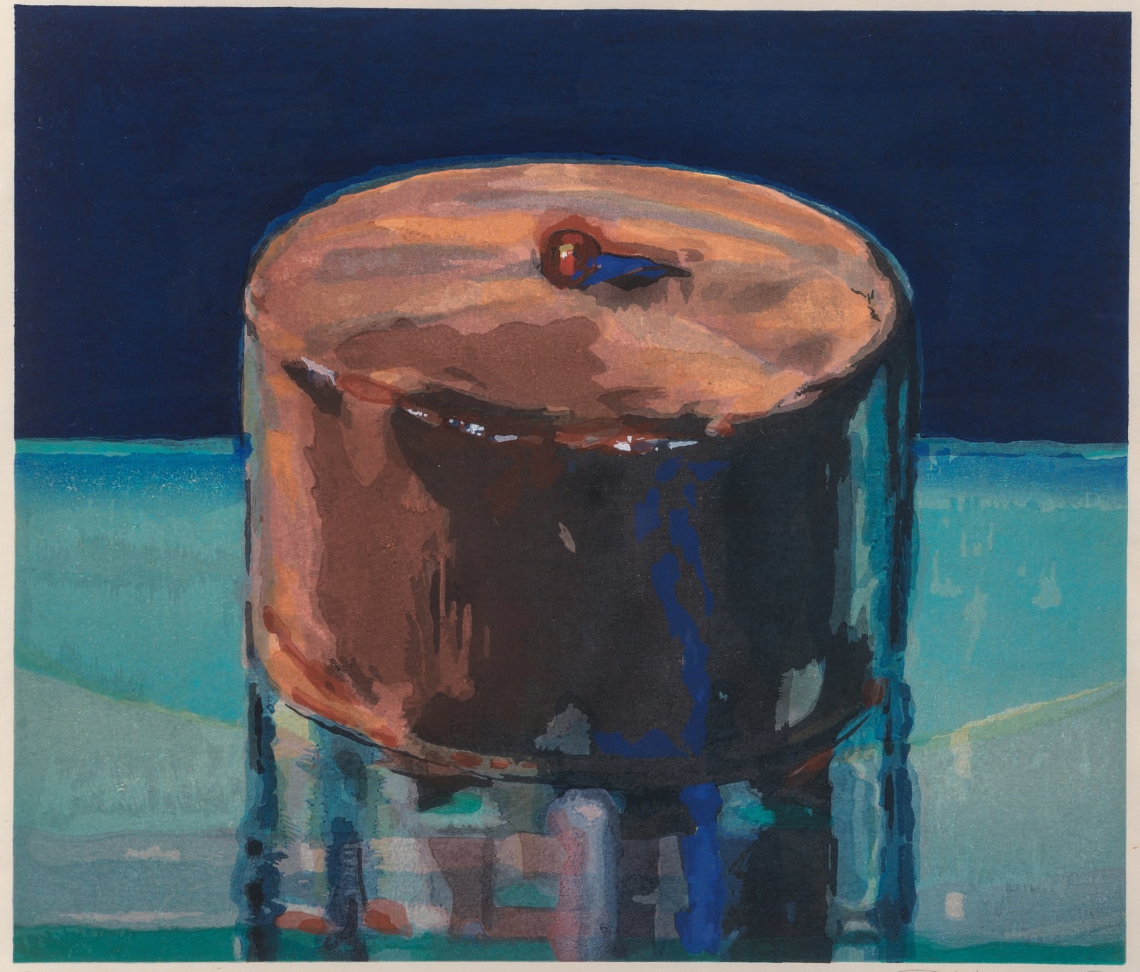 Wayne Thiebaud, Dark Cake, 1983
