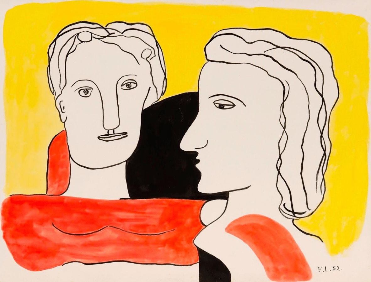 Fernand Léger, Deux Portraits, 1952