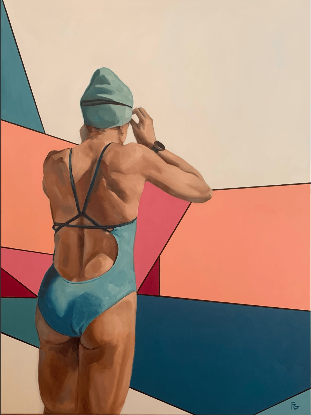 Fiorenza Gorini, The Solitude of the Swimmer, 2024