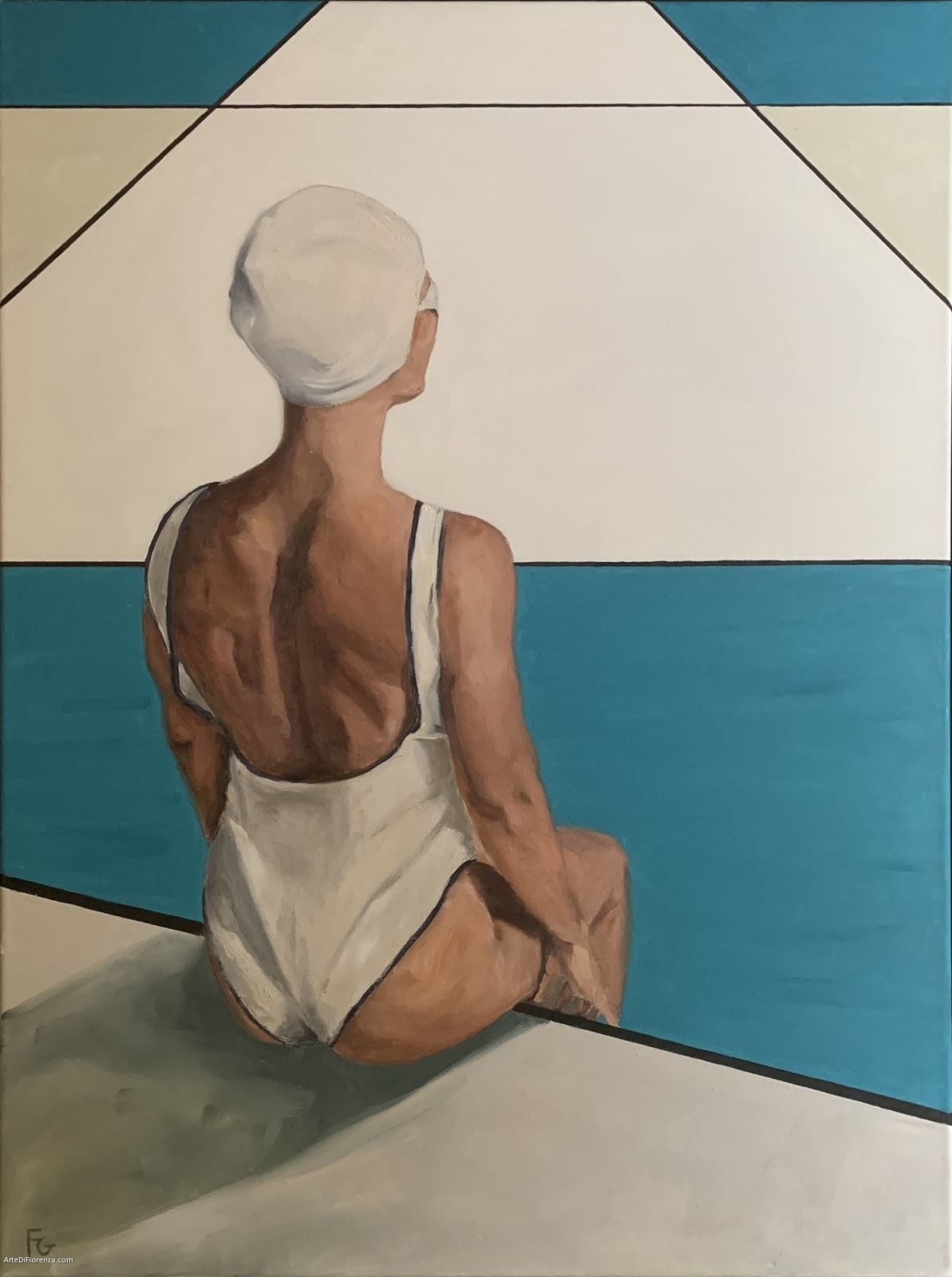 Fiorenza Gorini, The Solitude of the Swimmer , 2023