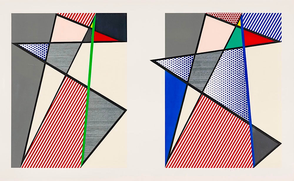 Roy Lichtenstein, Imperfect Diptych (C. 225), 1988