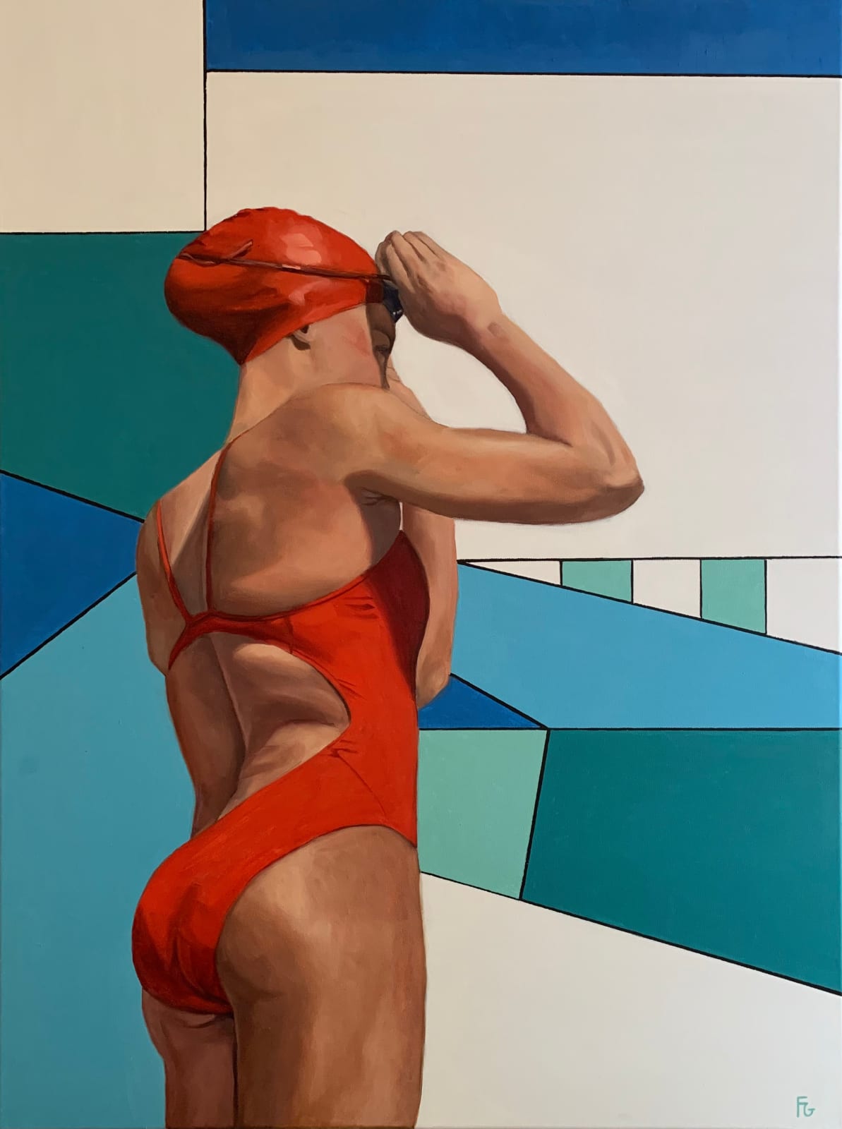 Fiorenza Gorini, The Solitude of the Swimmer #4, 2024