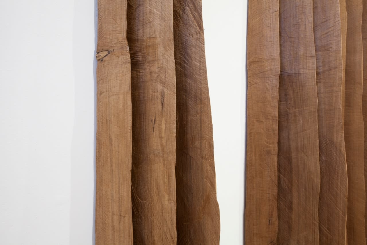 David Nash, Three Red Sheaves, 2013