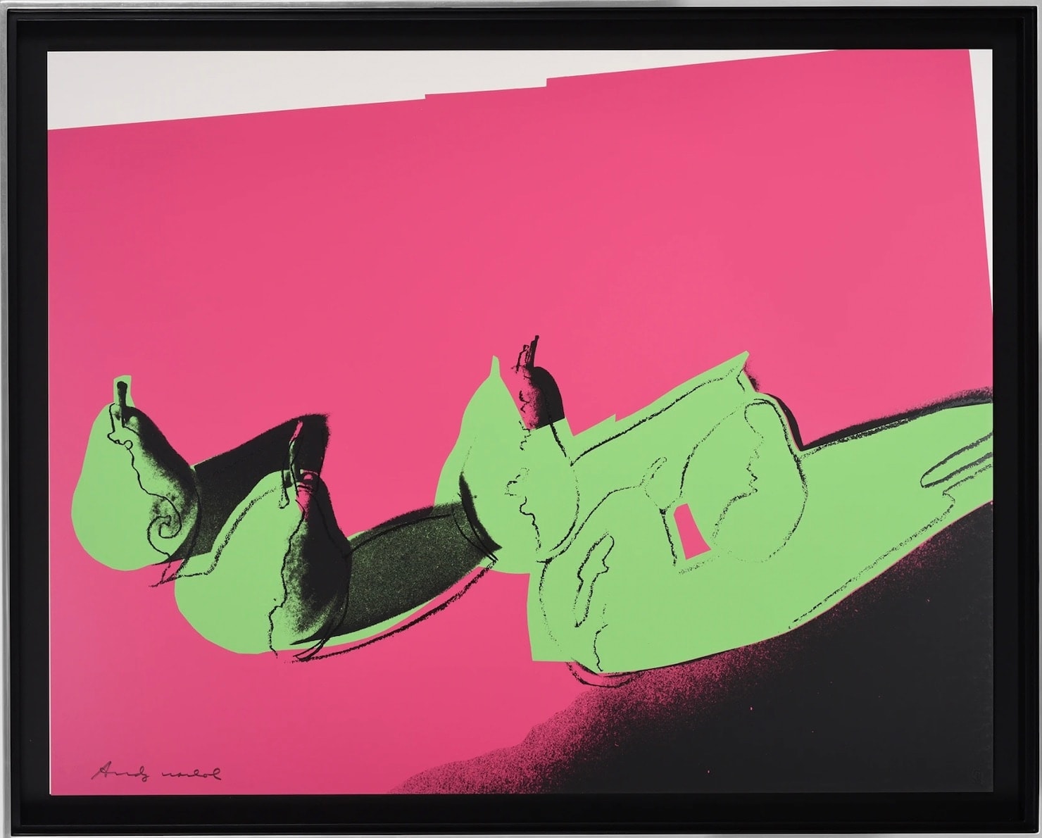 Andy Warhol, Pears, from Space Fruits, 1979