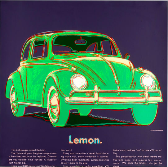 Andy Warhol, Volkswagen (FS II.358), 1985