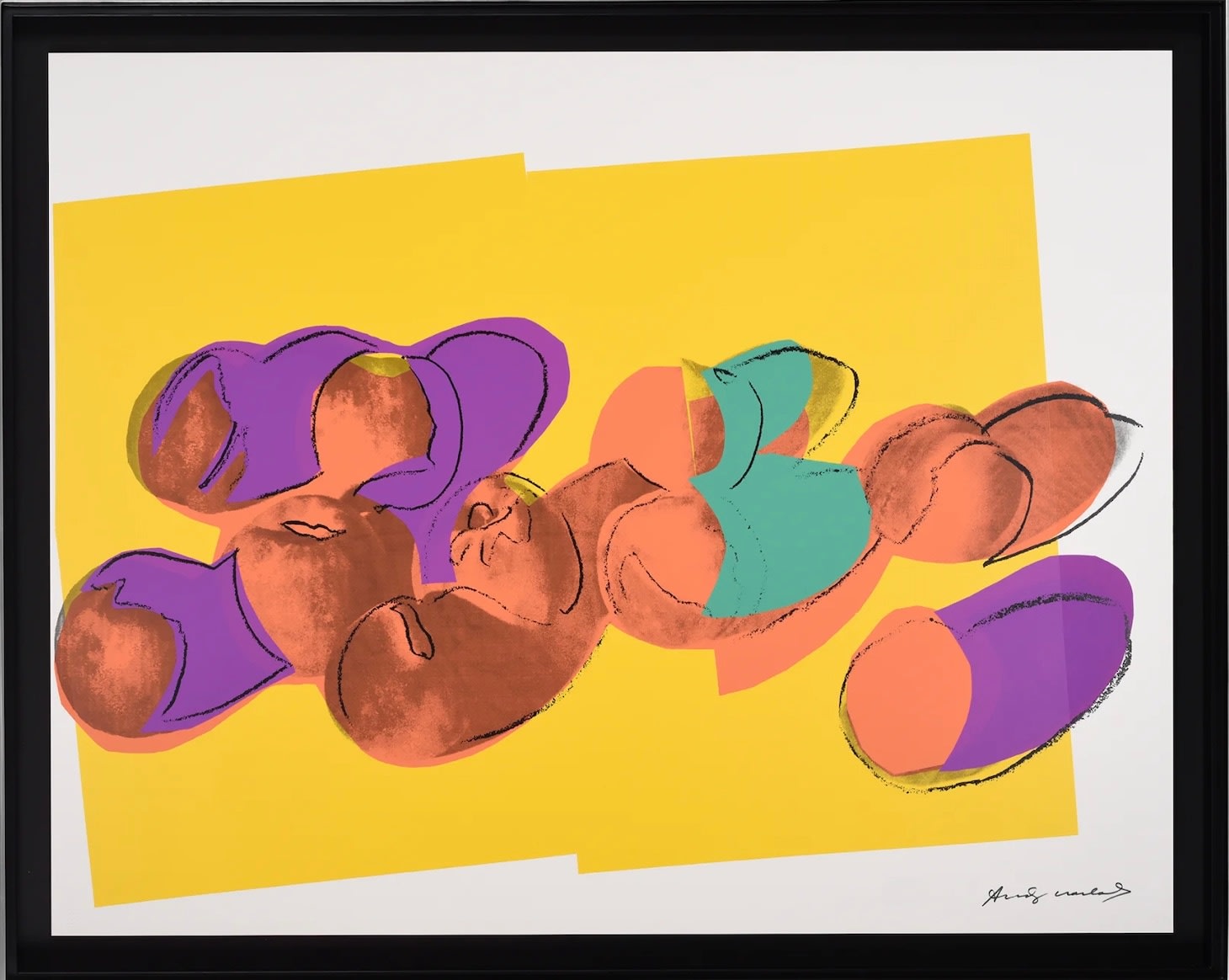 Andy Warhol, Peaches, from Space Fruits, 1979