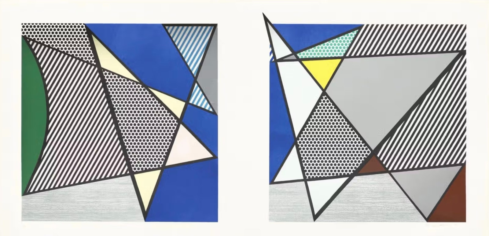 Roy Lichtenstein, Imperfect Diptych 229, 1988