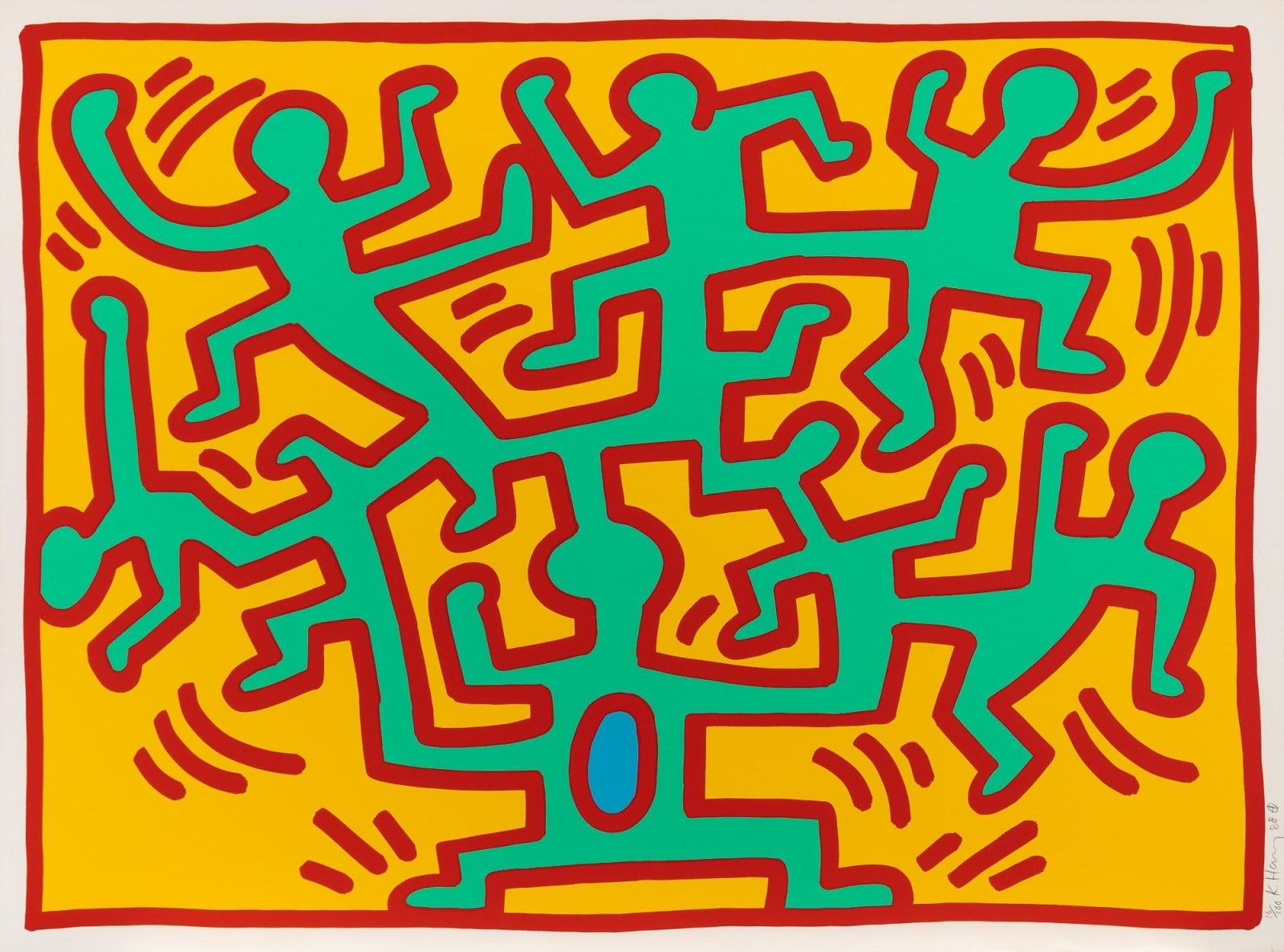 Keith Haring, Growing #2, 1988