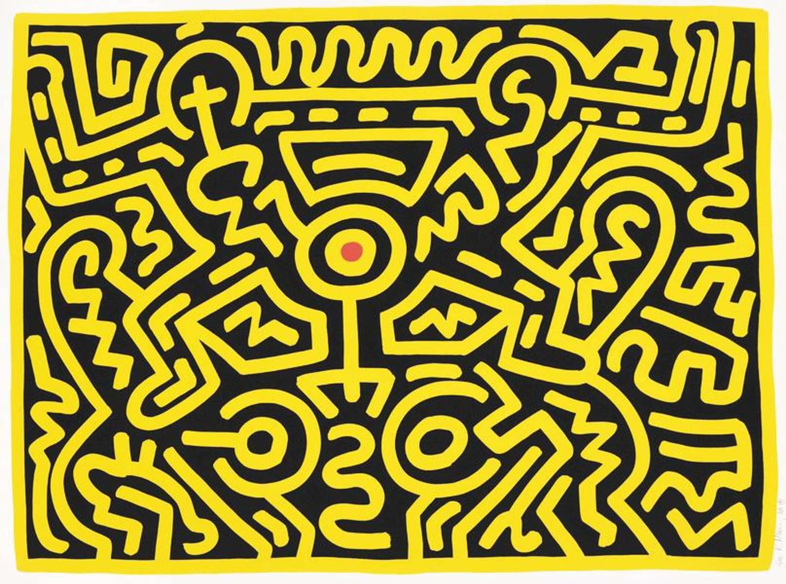 Keith Haring, Growing #4, 1988