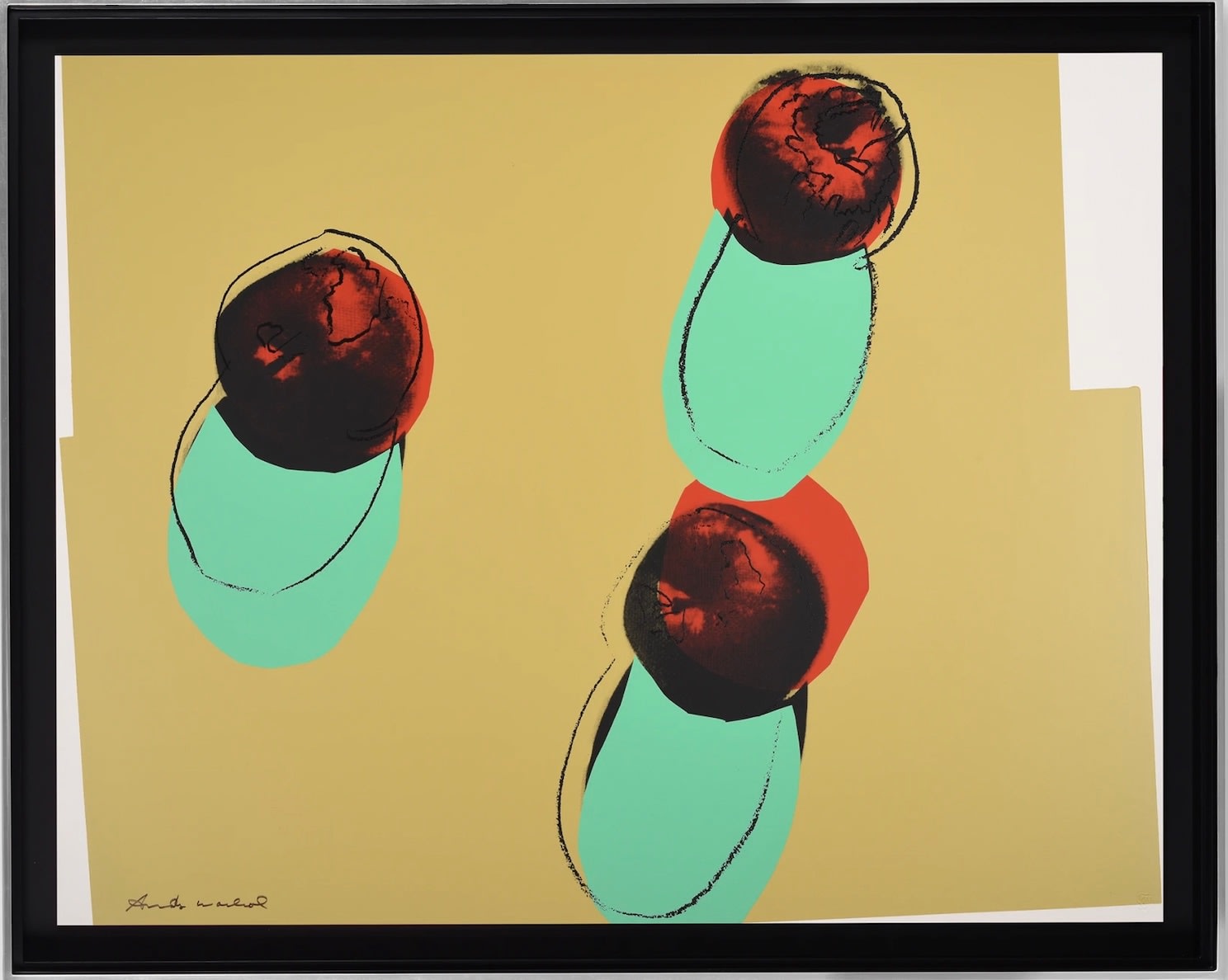 Andy Warhol, Apples, from Space Fruits, 1979