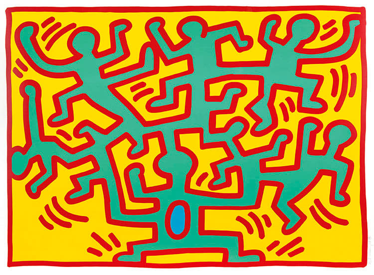 Keith Haring, Growing #2, 1988