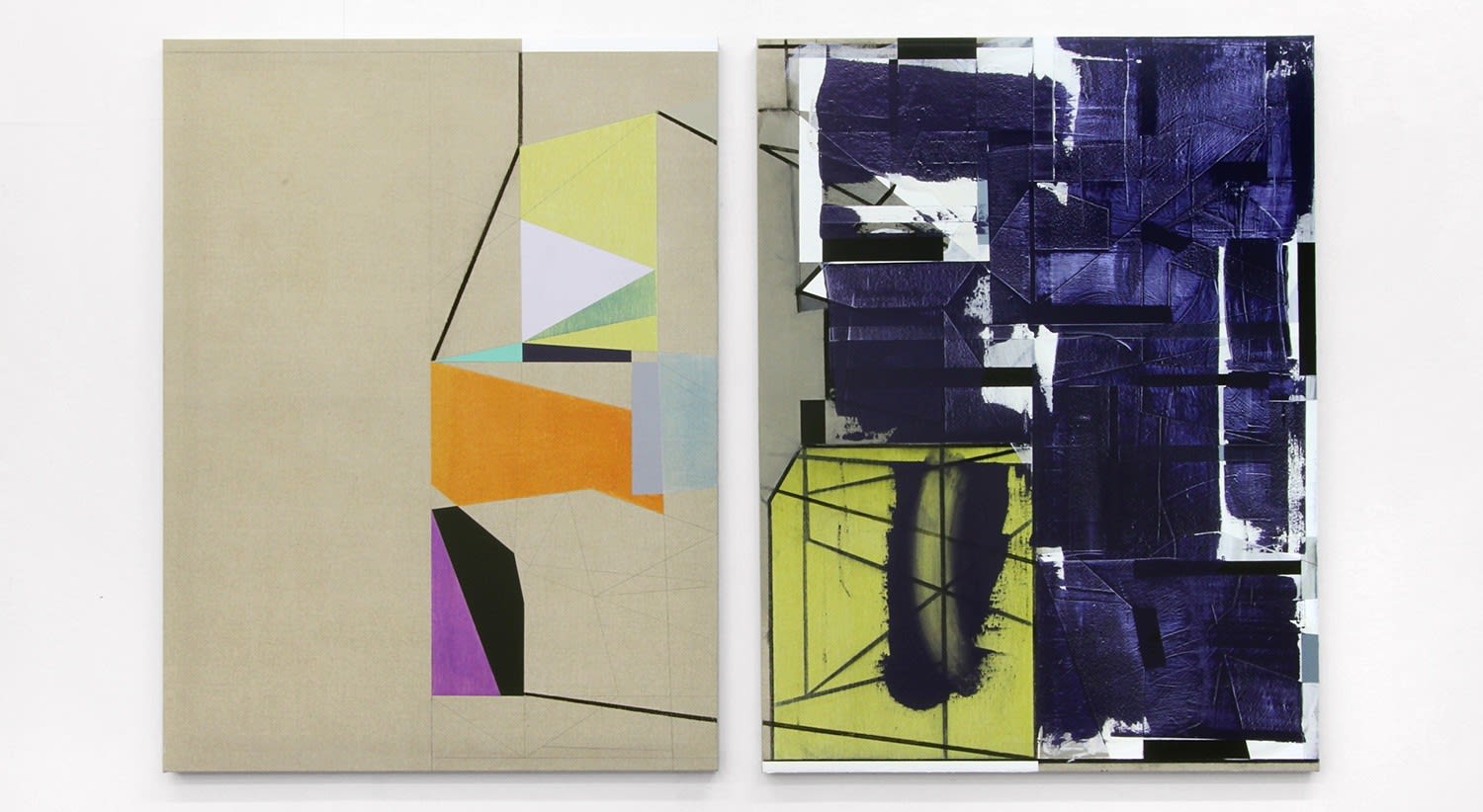 Andrew Bick, Variant t-s [shifted double echo], 2013-2014